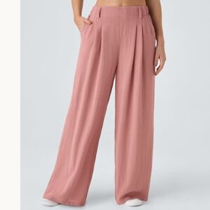 HALARA Dusty Rose Wide-Leg Women's Pants